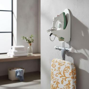 Imagem de Suporte Para Ferro E Tabua De Passar Roupa Fixa Na Parede - Secalux, B