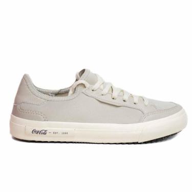 Imagem de Tênis Coca Cola Stamp Luck Masculino, Off white, 41