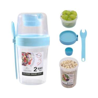 Imagem de Recipientes Portáteis Para Café Da Manhã, Salada, Iogurte, Cereal, Ove