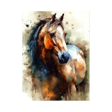 Imagem de Mosaico De Strass Leopardo E Leão Com Efeito Diamante, Decoração De Pa