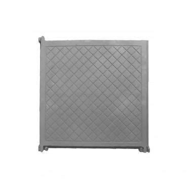 Imagem de Tampa Tampão Chão Articulado Ferro Cadeado Cisterna 60X60Cm