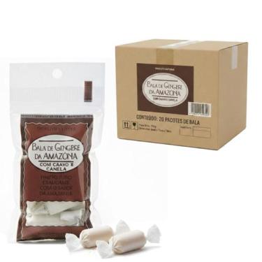 Imagem de Kit c/ 20und Bala da AMAZÔNIA Gengibre, Cravo e Canela 35g