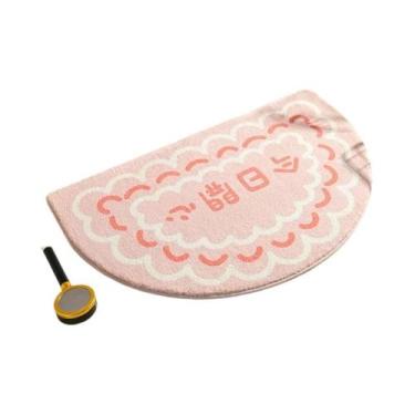 Imagem de Tapetes De Banho Antiderrapantes Com Estampa De Flores Frescas, Tapete