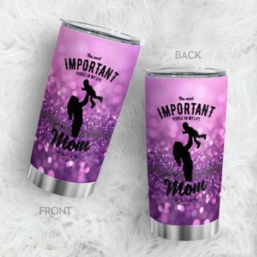 Imagem de Caneca de café Tumbler Oasisdream 600mL de aço inoxidável