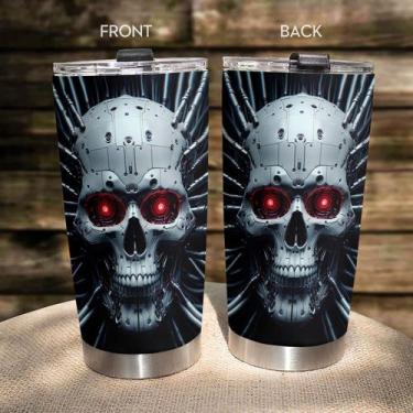 Imagem de Caneca de café Tumbler Oasisdream 600mL de aço inoxidável