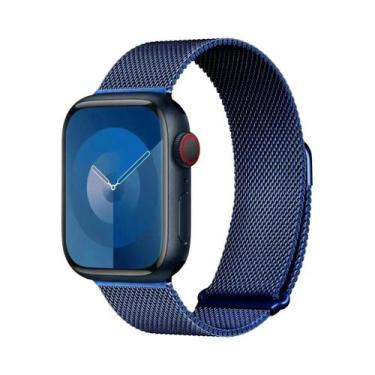Imagem de Pulseira Milanese De 40mm 41mm 44mm 45mm 46mm Para Apple Watch Série 1