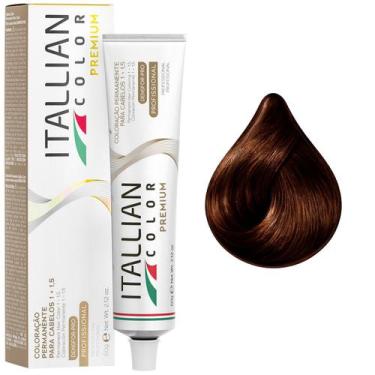 Imagem de Coloração Itallian Premium 60g Loiro Escuro Mocha Mousse 6.713 - Itall