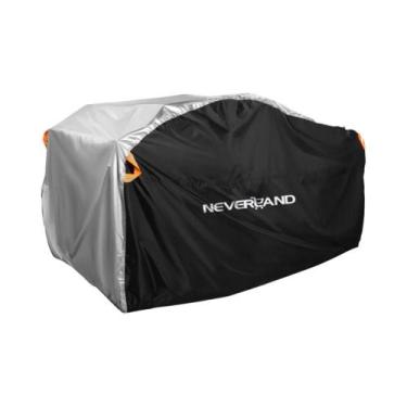 Imagem de Capa Universal Para Quadriciclo ATV Moto Scooter Kart Preta Prata 190T