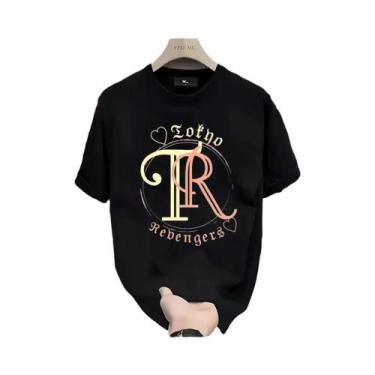 Imagem de Camisetas De Casal Com Estampa 3D De Verão, Camisetas De Manga Curta J