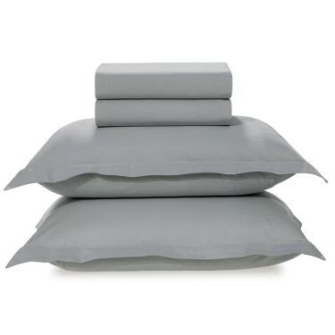 Imagem de Jogo de Cama Queen com 04 Peças Tom Mineral - Karsten