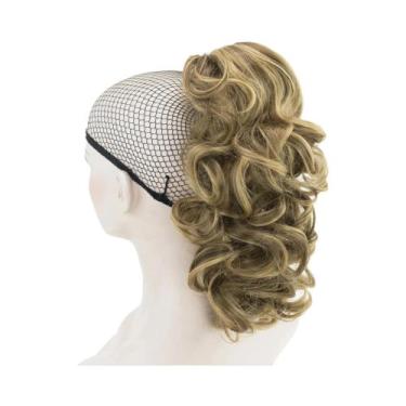 Imagem de Extensão De Cabelo Sintético Rabo De Cavalo Com Presilha, Fibra De Alt