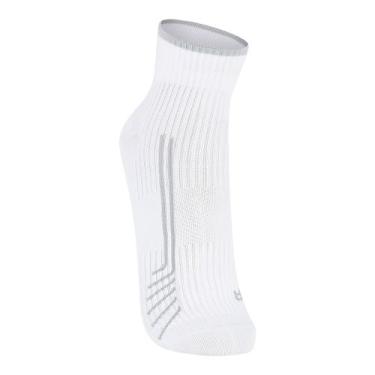 Imagem de Meia Unissex Cano Médio Dry Lupo Sport Cor:BrancoTamanho:33-36, Branco
