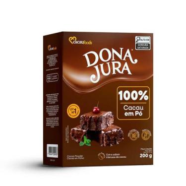 Imagem de Cacau em Pó 100% 200g Dona Jura - Cacau Foods