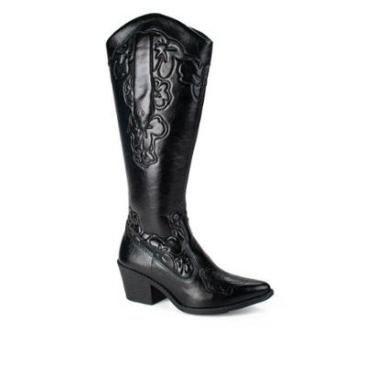 Imagem de Bota Dakota de Cano Longo Em Couro Feminina D2761-Feminino