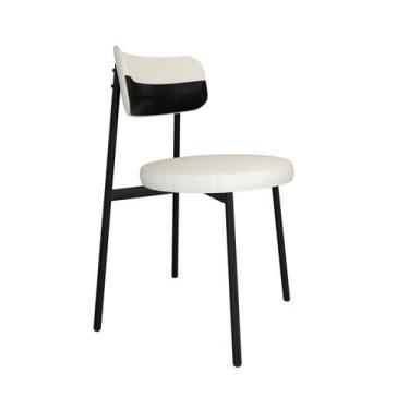Imagem de Cadeira Kyta Fixa com 4 Pés 50 X 44,7 X 83,8 Cm com 1 Unidade - Metali