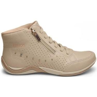 Imagem de Tênis Casual Feminino Kolosh Bota Calce Fácil Ziper-Feminino