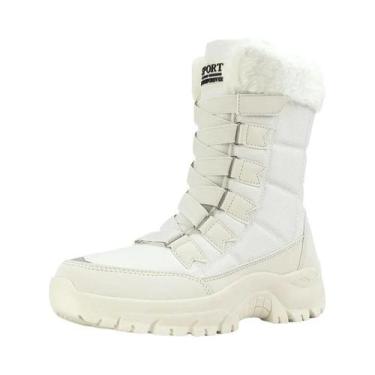 Imagem de Botas De Neve Femininas Para Inverno, Quentes, Impermeáveis E Confortá