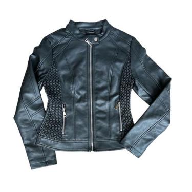 Imagem de Jaqueta de Couro Pu feminina - Fantasy Sport Wear, Preta 1, G