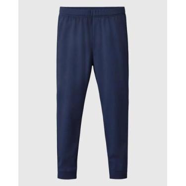 Imagem de Calça legging infantil flanelada malwee kids tamanho:12cor:azul, 12, A