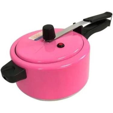 Imagem de Panela de Pressão Grenada 2,5L, de aluminio colorida, Rosa