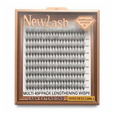 Imagem de Kit Extensão Cílios Postiço 20p Curvatura D Mix 914mm - Dexin
