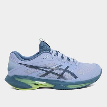 Imagem de Tênis Asics Solution Speed Ff 4 Saibro Masculino, Azul, Cinza, 41