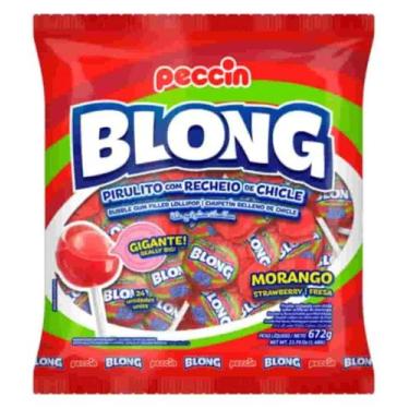 Imagem de Pirulito blong morango 24 un 672 g