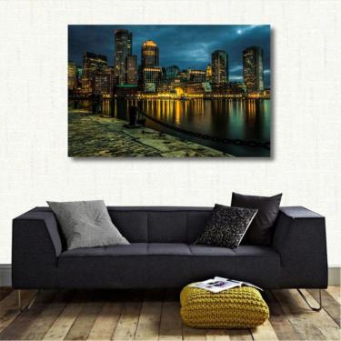 Imagem de Quadro Decorativo Cidade de Boston - Paisagem - Canvas