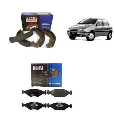 Imagem de Kit Revisao Freios Simples Palio 98 Pastilha Sapata Oferta