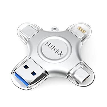 Imagem de Pen Drive de 256 GB com certificação App-le para iPhone 15 16 iDiskk FLASHDRIVE 256 GB USB C Pen Drive para iPhone iPad Android Samsung Flash Drive para iPhone Photos 16 15/14/13/12/12 pro/12 mini