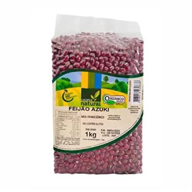 Imagem de Kit 3X: Feijão Azuki Orgânico Coopernatural 1kg