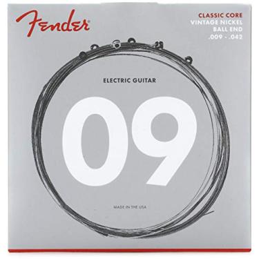 Imagem de Classic Core Electric Guitar Strings, 155L, Vintage Nickel, Ball Ends (.009-.042)