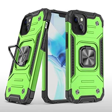 Imagem de Hee Hee Smile Capa de telefone com alça de pulso para Moto E7 Power 2021 3 em 1 capa traseira de telefone à prova de choque verde