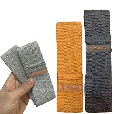 Imagem de Kit 3 Níveis Hip Band Tecido Poliéster Funcional Fisioterapia VP1085 Vollo Sports