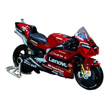 Imagem de Miniatura Moto Ducati Gp 2021 63 Francesco Bagnaia 1:18 - Maisto
