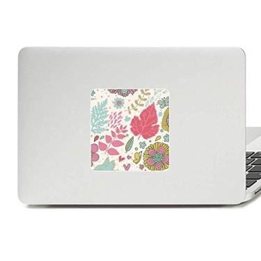Imagem de Adesivo de vinil para laptop com flores pintadas para decoração de PC