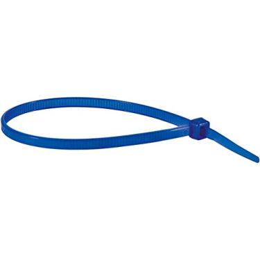 Imagem de Abraçadeira de nylon 20 cm com 100 peças - Vonder (Azul)