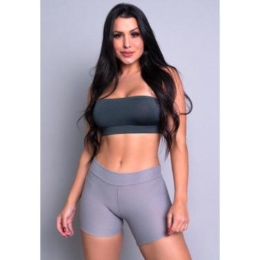 Imagem de Short MVB Modas Curto Bolha Feminino-Feminino