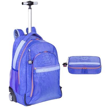 Imagem de Kit Mochila de Rodinha Sestini Paul Frank 075762-Feminino