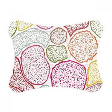 Imagem de Moldura de quebra-cabeça biológica com estrutura de células de microscópio colorida, enfeite de quebra-cabeça