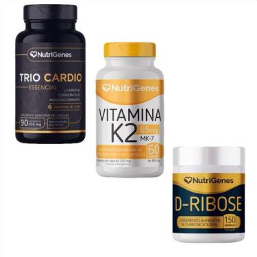 Imagem de Trio Cardio + D Ribose + Vitamina K2 - Mk-7- Nutrigenes
