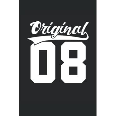 Imagem de Année de naissance 2008 Official Teenager: Cahier ligné carnet de notes journal de bord agenda ToDo cahier d'exercices livre d'histoires |15. 24 x 22. ... 2008, édition limitée 2008, 14e anniversaire