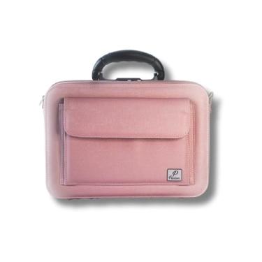 Imagem de Panton, Maleta Médica Profissional Luxo Rosa Dune com Alça Tiracolo e Divisória