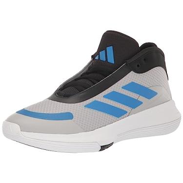 Imagem de adidas Tênis unissex adulto Bounce Legends, Cinza/azul royal/preto, 11 Women/10 Men
