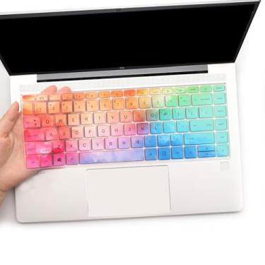 Imagem de Capa de teclado para HP Probook 440 445 G8 G9 G10, HP Probook 640 G7 G8, HP Probook 14, acessórios de proteção para laptop - colorida