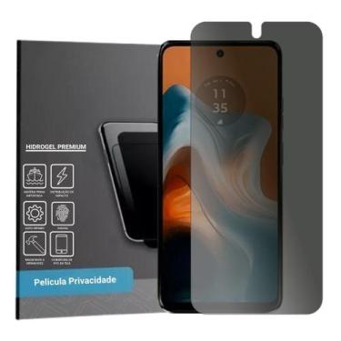 Imagem de Película Hidrogel Privacidade Para Motorola Moto G34 - GR Global Revol