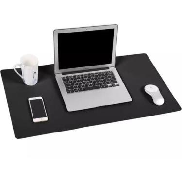 Imagem de Kit Mousepad 70X30Cm Grande Couro P U + Suporte Fone Ouvido - M3M