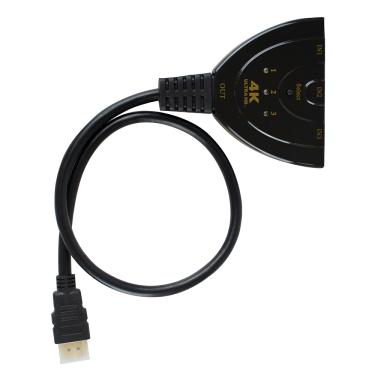 Imagem de Chave Seletora HDMI 3 Entradas 1 Saida Versao 1.4 EVUS C-079