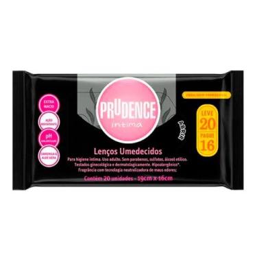 Imagem de Lenço Umedecido Íntimo Prudence Leve 20 Pague 16 Unidades