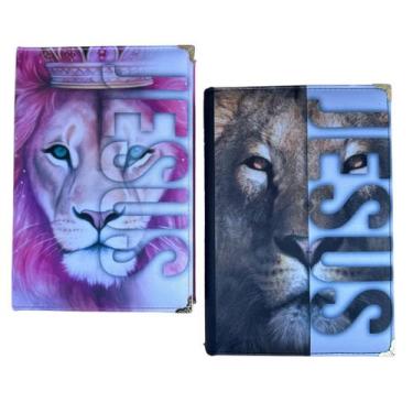 Imagem de Kit casal Sbb Leão Jesus pink + Leão Jesus branco e preto ARC  cp dura